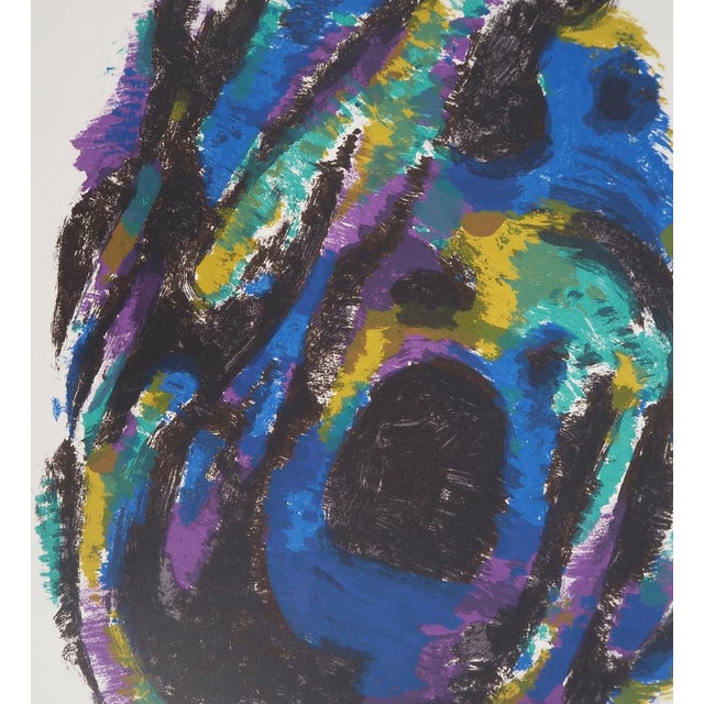 Alfred MANESSIER (1911-1993) Color composition Original color lithograph On thick paper 31 x 24 cm Unsigned Edition San...