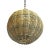 Contemporary Outdoor Faux Rattan Globe Lantern 12" For Sale - Image 3 of 9