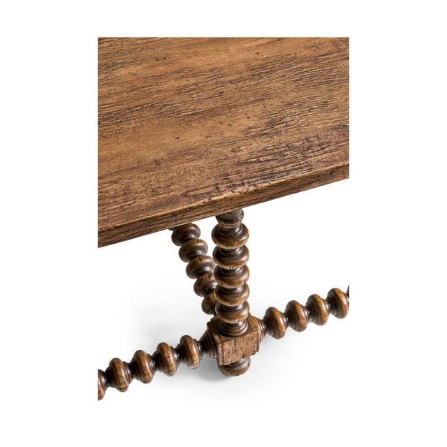 Bobbin-Turned Rustic Cocktail Table For Sale In Greensboro - Image 6 of 9