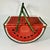 1980s Vintage Boho Chic Arts & Crafts Trompe L’Oeil Watermelon Wicker Picnic Basket. For Sale - Image 4 of 18