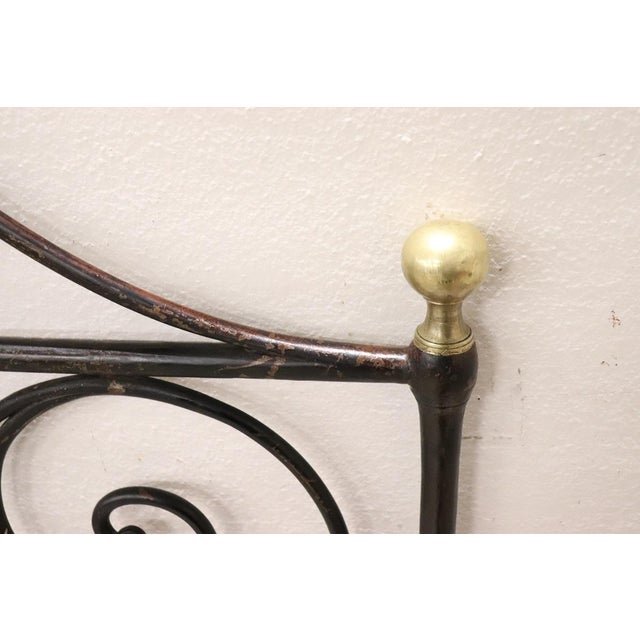 19th Century Iron Double Bed For Sale - Image 14 of 18