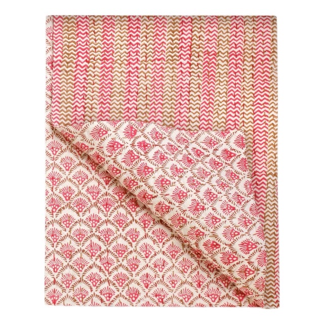 Bunny Williams Home Kanya Queen Coverlet (88x92) For Sale