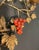 Metal Vintage Italian Gilt Metal Wall Mount Candelabra Foliage & Red Grape Bunches, Circa 60s 70s For Sale - Image 7 of 12