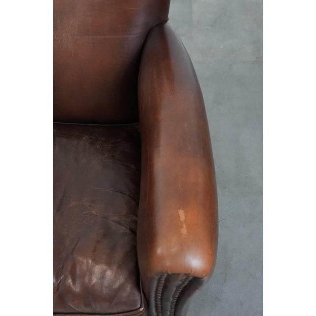 Vintage Sheepskin Club Chairs, Set of 2 For Sale - Image 9 of 18