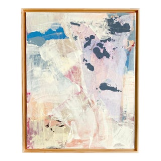 "Snow Sky" 2024 Framed Original Painting by Jessalin Beutler For Sale