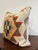 2020s Pillow Made from Antique Kilim Rug with Velvet Backing For Sale - Image 5 of 8