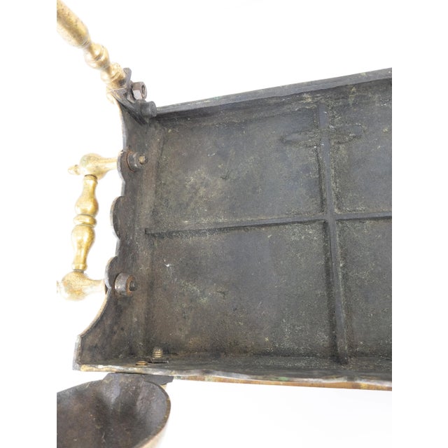 English or American Brass Fireplace Trivet For Sale - Image 11 of 12