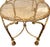 Hollywood Regency 1950’s Italian Gilt Rope and Tassel Wrought Iron Hollywood Regency Chairs - A Pair For Sale - Image 4 of 12