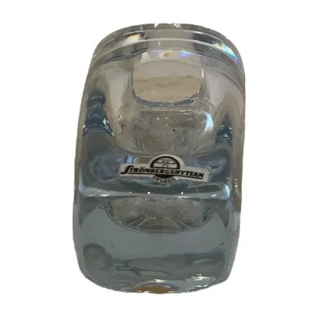 Glass Vintage Strömbergshyttan Crystal Vase For Sale - Image 7 of 12