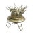 Vintage Turkish Brass Brazier With Sword Skewers For Sale - Image 9 of 9