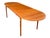 Mid-Century Modern Vintage Danish Modern Teak Dining Table With Carved Tapered Legs For Sale - Image 3 of 18