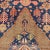 Tribal Medallion Design Antique Persian Serab Rug in Camel and Shades of Blue 3'3 X 6'3 For Sale - Image 9 of 13