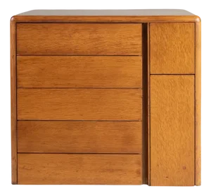 Vintage Wooden Chest of Drawers by Osvaldo Borsani for Tecno, 1950s