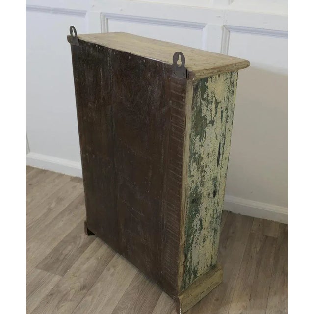 Gold Hanging Cabinet in Wood For Sale - Image 8 of 9