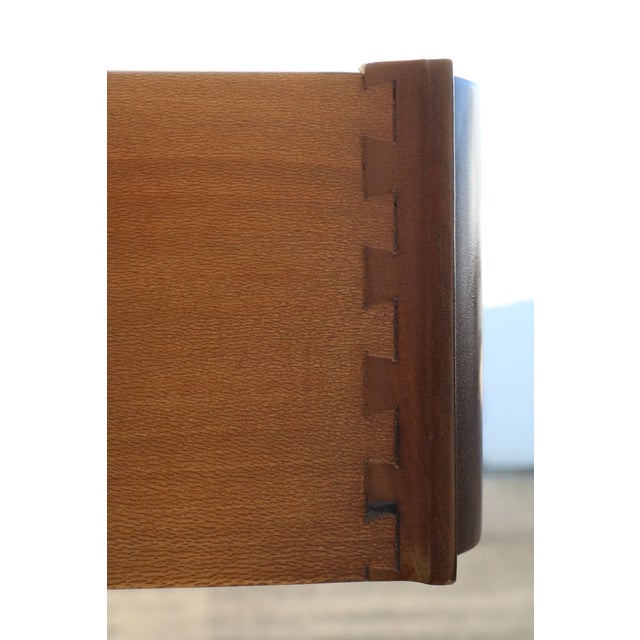 1980s Kindel Mahogany Block Front Chest of Drawers/Commode For Sale - Image 13 of 13