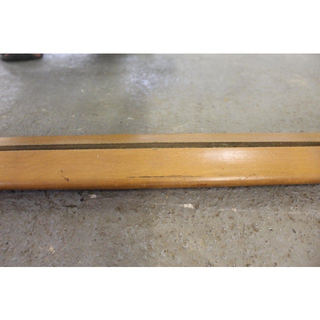 Mid-Century Modern Heywood Wakefield Champagne Mirror For Sale - Image 9 of 13
