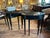 Barbara Barry for Baker Black Laquer Oval End Tables- A Pair For Sale - Image 9 of 11