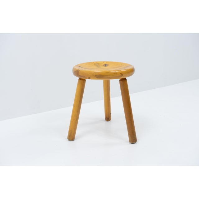 Mid-Century Modern Sauna Stool by Bertel Gardberg for Artek, Finland, 1970s For Sale - Image 3 of 9