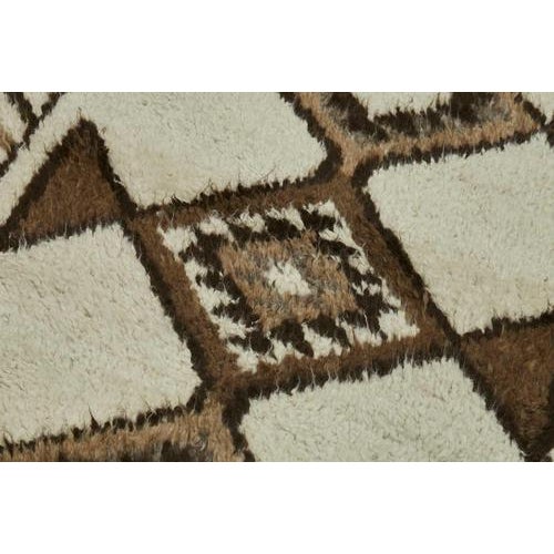 Beige Bohemian Runner Rug For Sale - Image 5 of 7