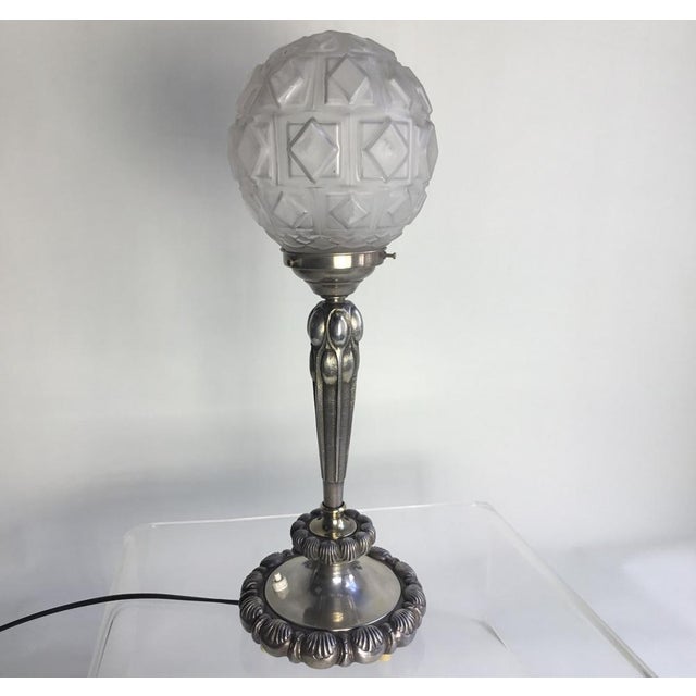 Vintage French Art Deco Table Lamp, 1920s For Sale - Image 10 of 10