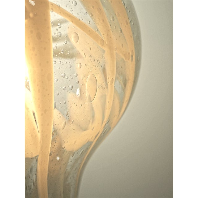Metal Large Murano Glass Lamp, Italy, 1960s For Sale - Image 7 of 11