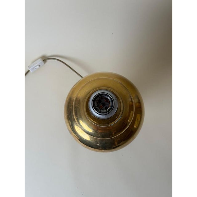 Italian Hollywood Regency Brass Urn Table Lamp, 1970s For Sale - Image 9 of 14