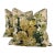 Clarence House "Dahlia Hand Block" in Green 22" Pillows-a Pair For Sale