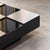Italian Square Black Lacquer and Steel Coffee Table, 1970s For Sale - Image 7 of 8