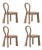 Mary III Dining Chairs by Ottiu, Set of 4 For Sale