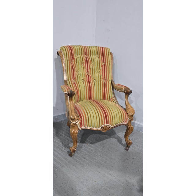 Hollywood Regency Antique Regency Rosewood Llibrary Armchair, 1810 For Sale - Image 3 of 12