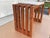 Scandinavian Modern Pine Slatted Benches With Shearling Cushions - A Pair For Sale - Image 9 of 13