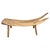 Impressive eighteen inch wide single slab chaise or bench. Beautiful patina on this aged organic teak slab. Perfect in a...