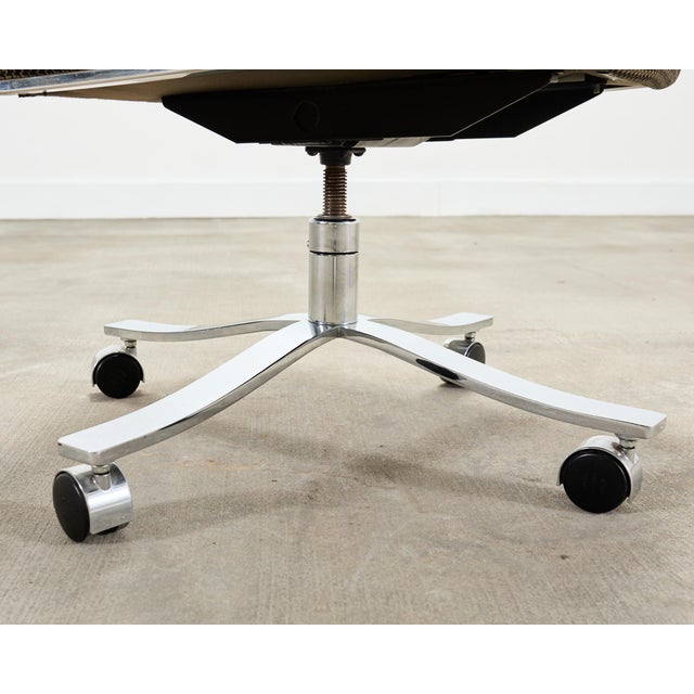 Bert England Office Swivel Steel Desk Armchair for Stow Davis For Sale - Image 10 of 18