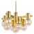 Large German Brass Chandelier, 1960s For Sale - Image 13 of 13
