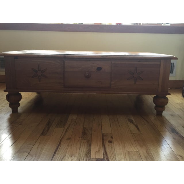 Ethan Allen Farmhouse Pine Coffee Table Chairish