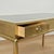 Mid Century Mastercraft Leather Top Brass Desk For Sale - Image 9 of 15
