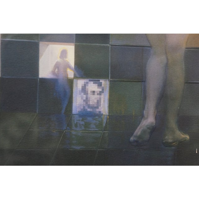 Late 20th Century Salvador Dali Abraham Lincoln in Dalivision Optical Illusion Lithograph 32" For Sale - Image 11 of 14