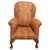Gold Antique Wingback Armchair, 1800s For Sale - Image 8 of 8