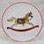 Ceramic Vintage 1987 Vista Alegre Portugal “Christmas Magic” Porcelain Coasters, Set of 6 For Sale - Image 7 of 9