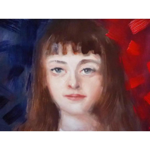 Barnden, Portrait of a Lady, Late 20th Century, Oil Painting on Board, Framed For Sale - Image 11 of 14