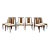 Set of 6 Mahogany Dining Chairs by Tommi Parzinger, 1950s For Sale