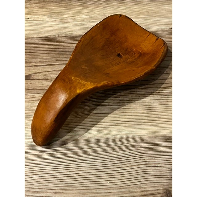 Early 20th Century Early 20th Century Primitive Wood Spoon Rest For Sale - Image 5 of 10