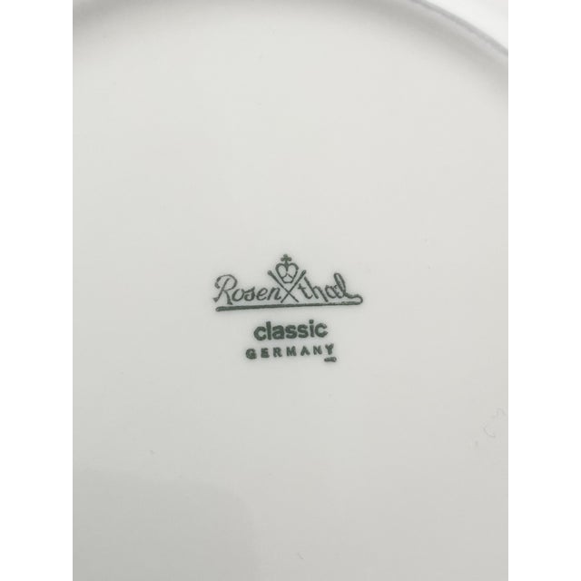 Rococo Rosenthal Sanssouci Barbara Thin Gold Trim 8” Salad/Desert Pair of Plates Excellent Vintage Condition. For Sale - Image 3 of 17