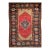 19th Century Handwoven Anatolian Village Area Rug, Wool, Vegetable Dyed, 4' x 5' For Sale