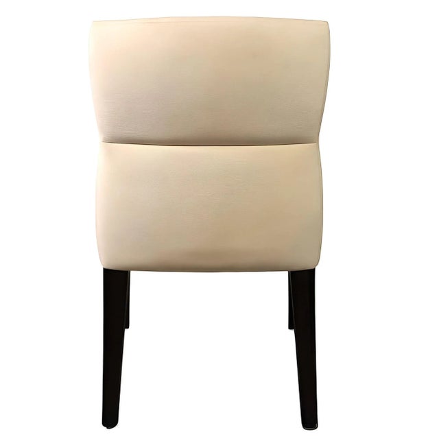 1990s 1990s Dakota Jackson "Oh!" Leather Armchair & Side Chairs - Set of 2 For Sale - Image 5 of 5