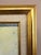 Paint Mid-Century Modern 'Room With a View' Vintage Swedish Original Interior Oil Painting, Framed For Sale - Image 7 of 14
