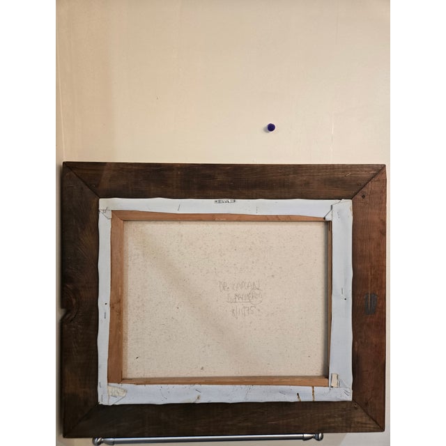 Paint 1970s Karl Neumann Original Oil Painting - For Sale - Image 7 of 10