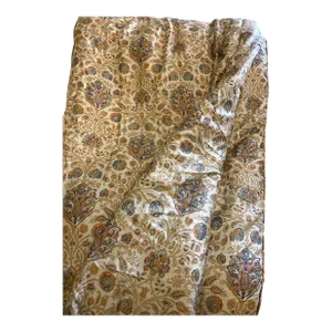 Lauren Ralph Lauren Marrakech Gold Blue Twin Comforter Cover, Cotton Sateen Fabric