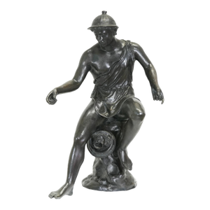 Late 19th Century Classical Roman Fisherman Bronze Sculpture