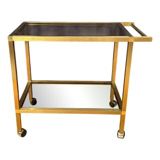 Vintage French Bar Cart, 1970s For Sale